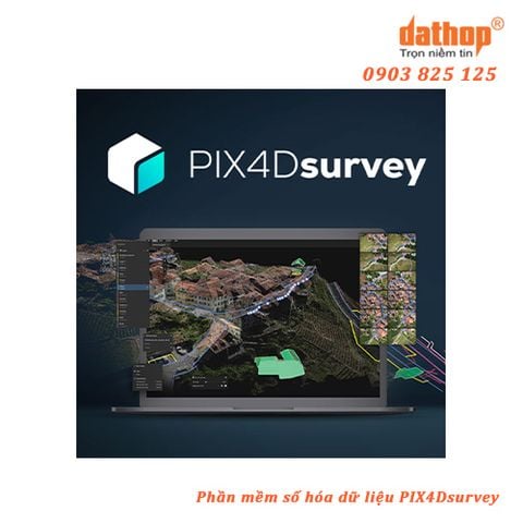 PIX4Dsurvey - Phần mềm số hóa bản đồ 3D tự động