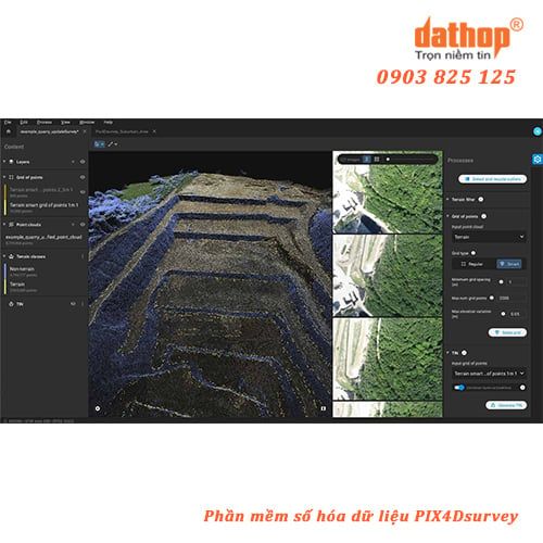 PIX4Dsurvey - Phần mềm số hóa bản đồ 3D tự động