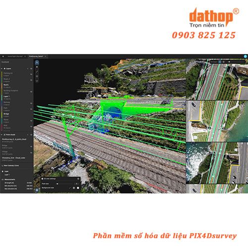 PIX4Dsurvey - Phần mềm số hóa bản đồ 3D tự động
