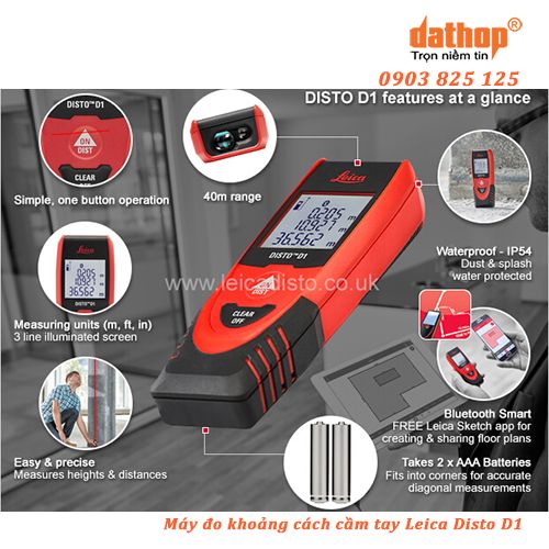 Máy đo khoảng cách Leica Disto D1