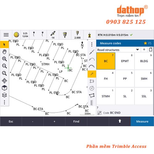 Phần mềm Trimble Access (Gói 1 năm)