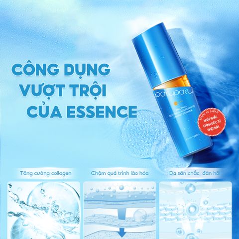 Tinh chất dưỡng ẩm, làm dịu và săn chắc da Pakupaku Soothing & Refining Firming Essence 30ml