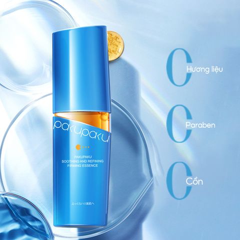 Tinh chất dưỡng ẩm, làm dịu và săn chắc da Pakupaku Soothing & Refining Firming Essence 30ml