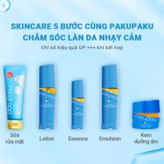 Lotion dưỡng ẩm, làm dịu và săn chắc da Pakupaku Soothing & Refining Firming Lotion 120ml