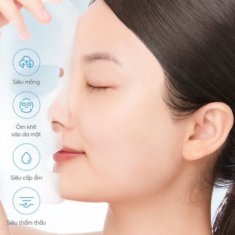 Mặt nạ dưỡng ẩm và làm dịu da Pakupaku Soothing Moist Sheet Mask 25mlx5