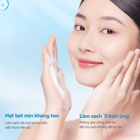 Sữa rửa mặt làm sạch dịu nhẹ Pakupaku Clear Gentle Cleanser 100g