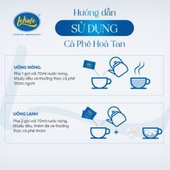 Cà phê Lekofe Hòa Tan vị dừa 4in1 Túi 24 gói