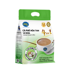 Cà phê Lekofe Hòa Tan vị dừa 4in1 Túi 24 gói