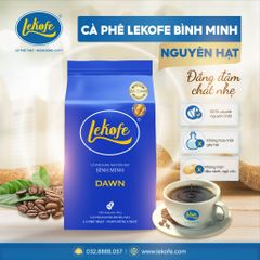 Cà phê Lekofe Bình Minh nguyên hạt 1000g