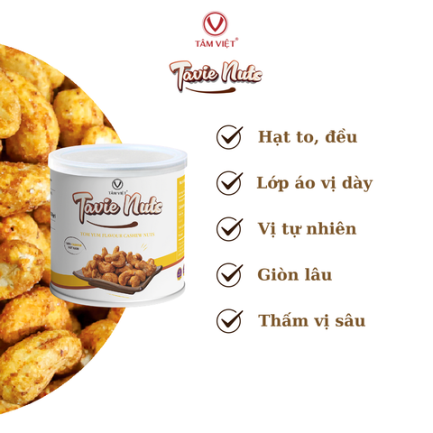  Tavie Nuts - Hạt điều vị Tomyum 