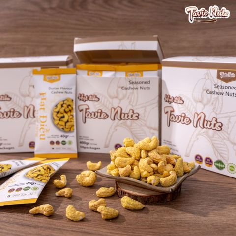  COMBO 10 GÓI HẠT ĐIỀU TẨM VỊ GÓI 40GR DÙNG THỬ - HẠT DINH DƯỠNG - ĂN VẶT HEALTHY KHÔNG CHẤT BẢO QUẢN 