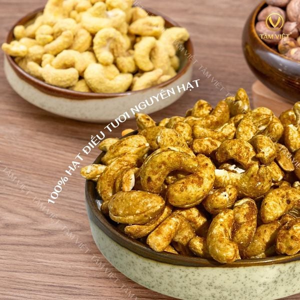  HẠT ĐIỀU VỊ TOMYUM - ĂN VẶT HEALTHY ORGANIC - HẠT DINH DƯỠNG KHÔNG CHẤT PHỤ GIA 