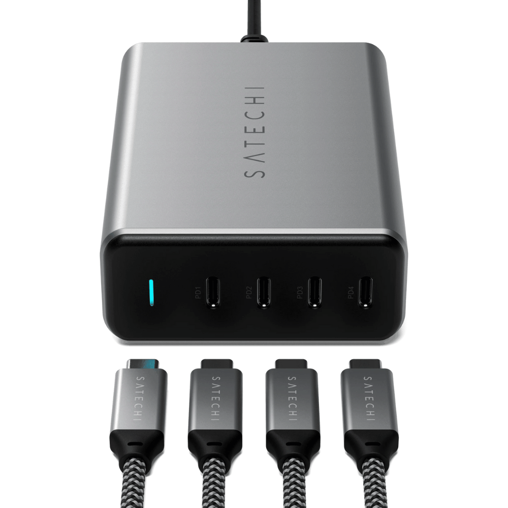 Dock Sạc Satechi USB-C 165W PD 4 Cổng