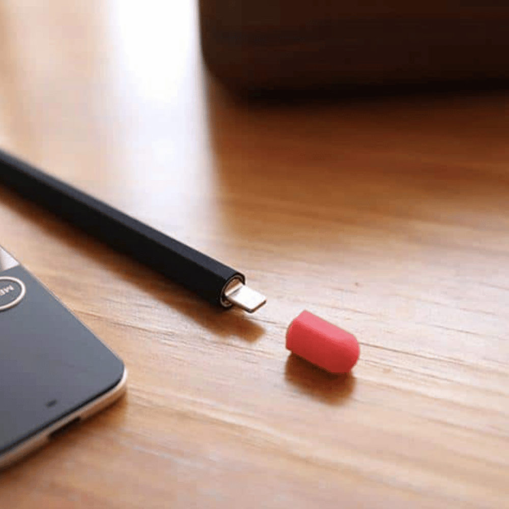 Case/ Ốp Silicon Apple Pencil 1 Kiểu Bút Chì AHASTYLE