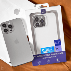Ốp Lưng Trong Suốt iPhone 15 Pro Max WIWU ZCC-108 Nhựa Dẻo Chống Sốc