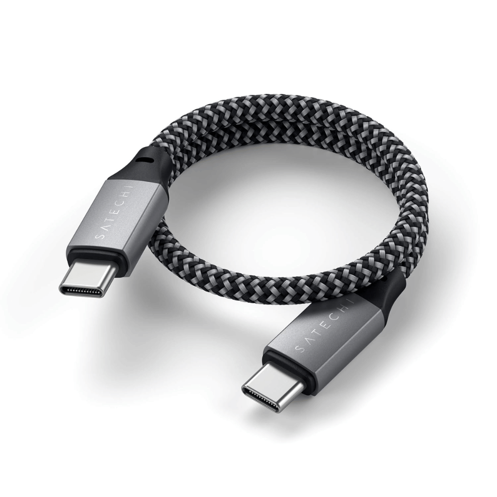 Cáp Sạc Satechi USB-C to USB-C 100W Dài 25cm ST-TCC10M
