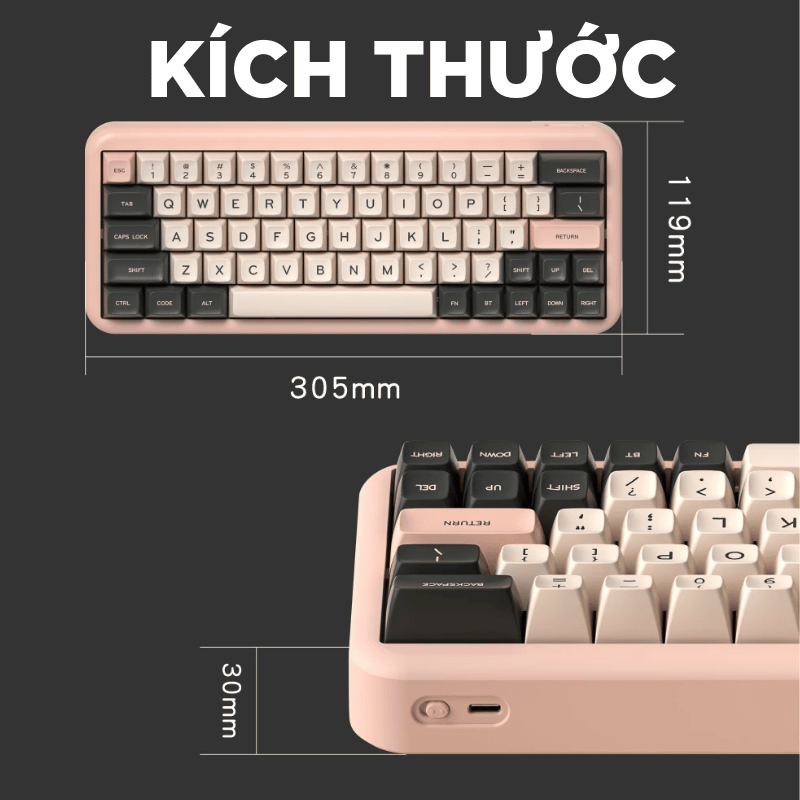 Bàn Phím Cơ Melgeek – Mojo60 Christian