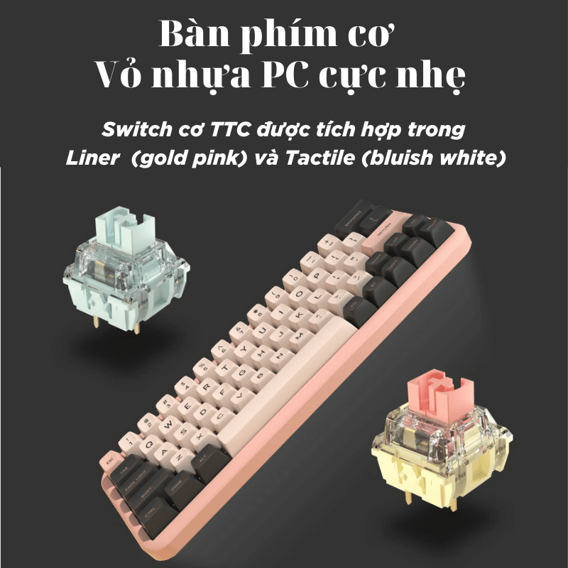 Bàn Phím Cơ Melgeek – Mojo60 Christian