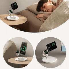 Bộ Sạc Anker MagGo 3in1 B25M3