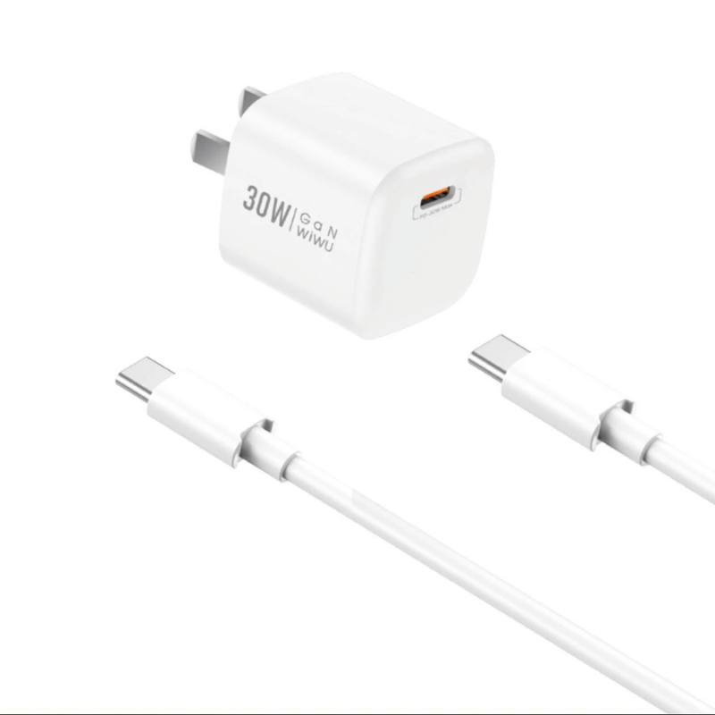 Bộ Sạc Nhanh Mini WiWU Nano 30W GaN Type-C WI-U006