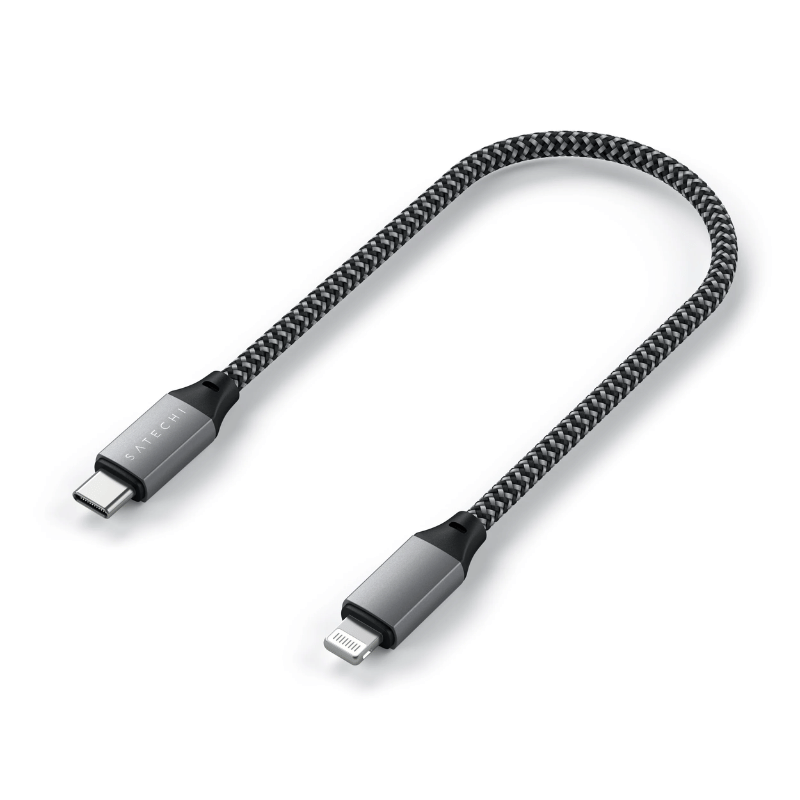 Cáp Sạc Satechi USB-C to Lightning 25cm ST-TCL10M