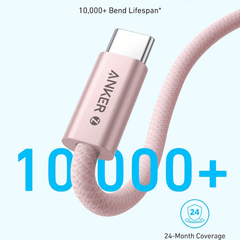 Cáp Sạc Anker Zolo 240W C-C 1m Nylon A8060