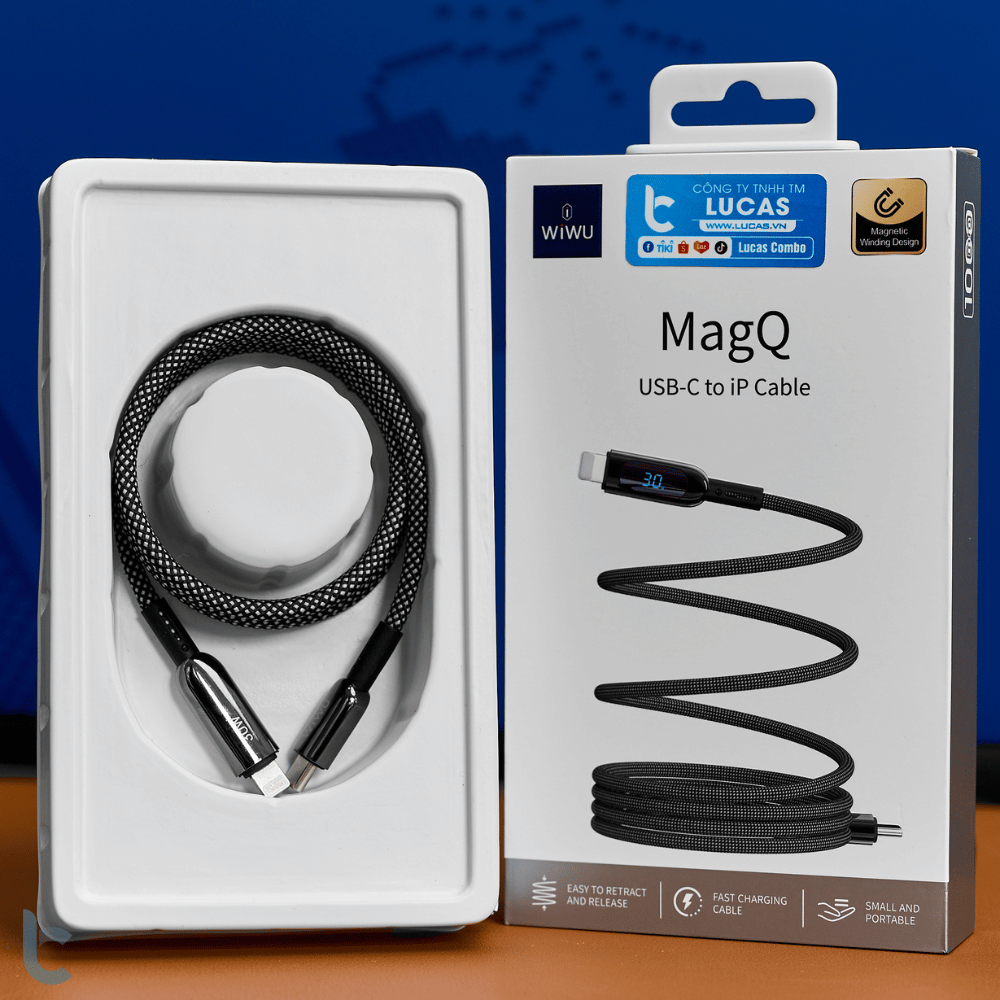 Cáp Sạc iPhone Nam Châm WIWU MagQ Wi-C041
