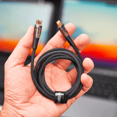 Cáp Sạc WiWU Trong Suốt USB-C To Lightning TM01