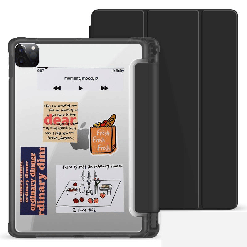 Case/ Ốp Lưng iPad Mặt Lưng Trong