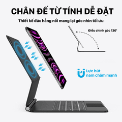 Case Bàn Phím iPad WIWU Magic Keyboard MK-002