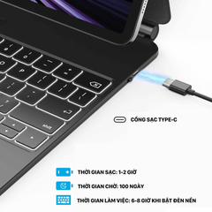 Case Bàn Phím iPad WIWU Magic Keyboard MK-002