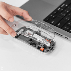 Chuột Trong Suốt WiWU Crystal Magnetic Wireless Mouse WM105