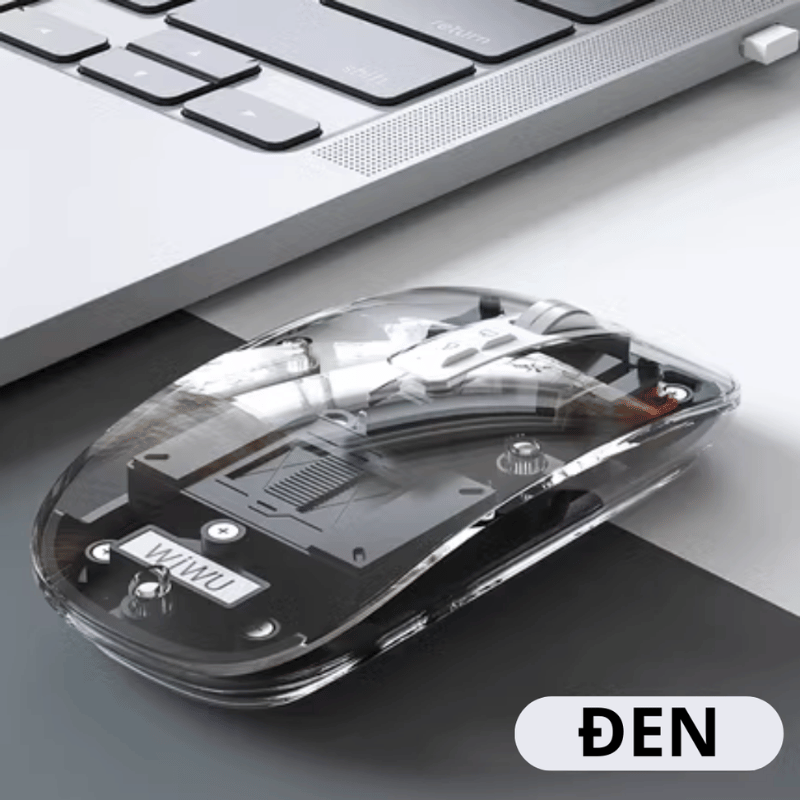 Chuột Trong Suốt WiWU Crystal Magnetic Wireless Mouse WM105