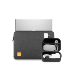Combo Hộp Đựng Phụ Kiện Lucas Và Túi Chống Shock MacBook Lucas
