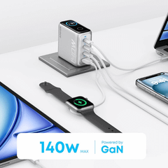 Củ Sạc Nhanh Anker Zolo 140W GaN 3C1A (with USB-C Cable) B2697