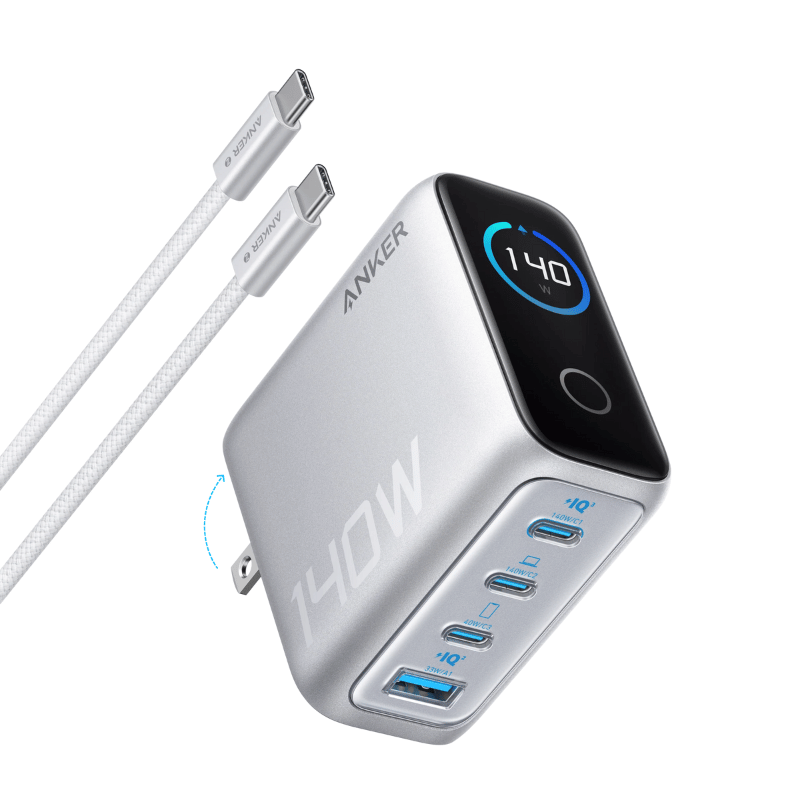 Củ Sạc Nhanh Anker Zolo 140W GaN 3C1A (with USB-C Cable) B2697