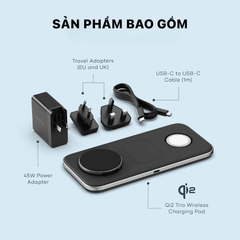 Đế Sạc Không Dây Satechi Qi2 Trio ST-QTPM-EA