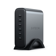 Dock Sạc Satechi 200W GaN 6 cổng USB-C ST-C200GM-EU