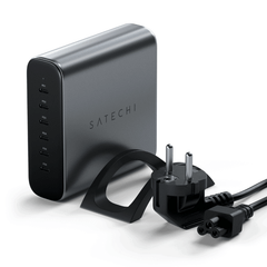 Dock Sạc Satechi 200W GaN 6 cổng USB-C ST-C200GM-EU