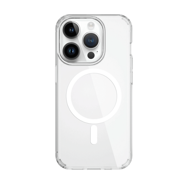 Ốp Lưng iPhone 15 Series WiWU ZYS-013 MagSafe Trong Suốt Chống Ố Vàng Viền Camera Màu