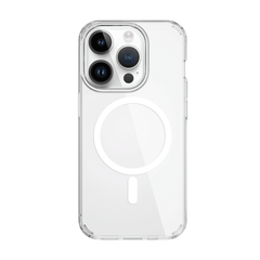 Ốp Lưng iPhone 15 Series WiWU ZYS-013 MagSafe Trong Suốt Chống Ố Vàng Viền Camera Màu