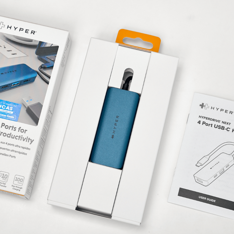 Hub/ Cổng Chuyển USB-C HyperDrive Next 4in1 Cho Laptop/ MacBook – HD4001GL