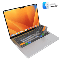Miếng Lót Phủ Bàn Phím MacBook JCPAL Verskin Phím Tắt Learn MacOS Grey
