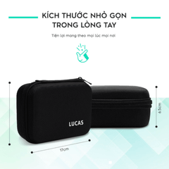Hộp Đựng Củ, Cáp Sạc, Phụ Kiện MacBook Lucas Đen