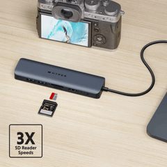 Cổng Chuyển/ Hub USB-C Hyperdrive Next 7in1 Cho MacBook - HD4003GL