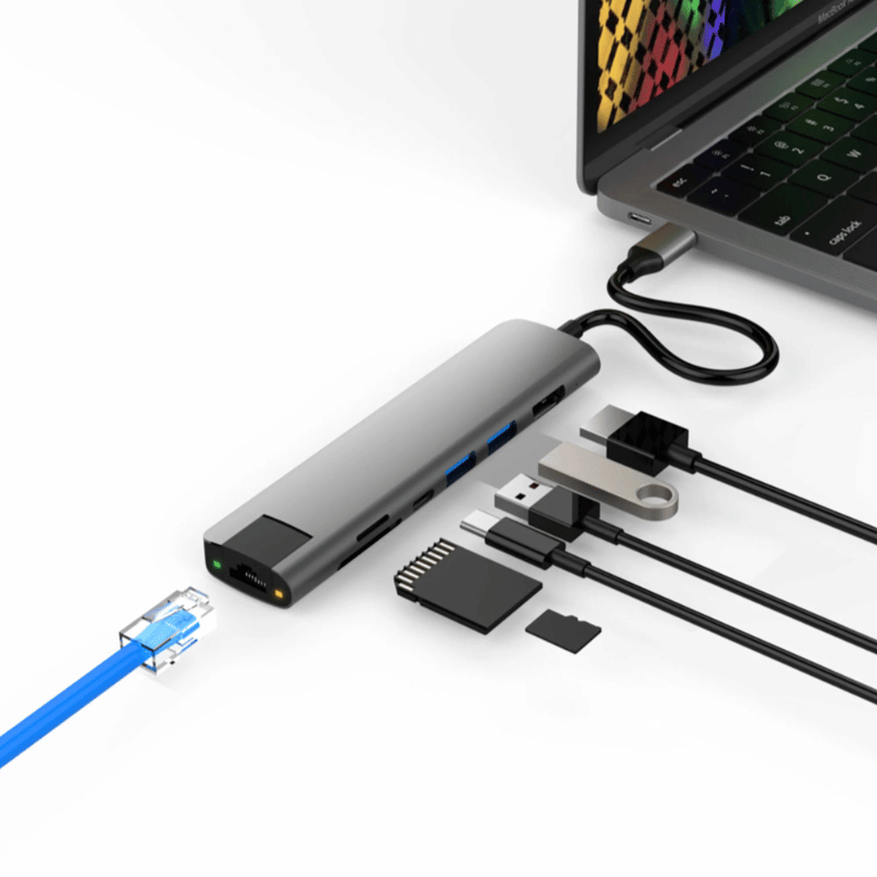 Hub/ Cổng Chuyển USB-C Hyperdrive Slab 7in1