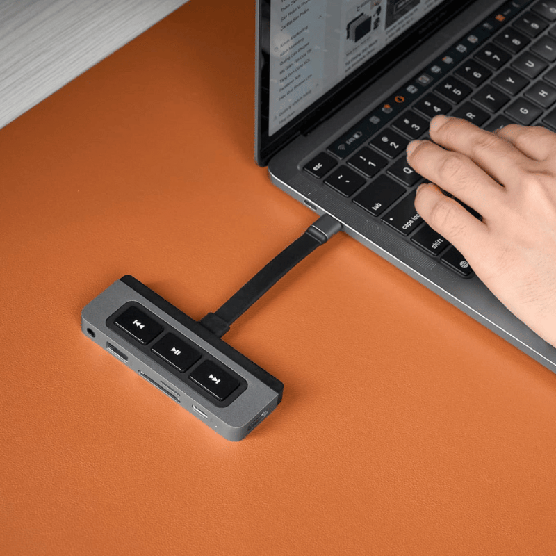 Hub/Cổng Chuyển USB-C iPad Đa Phương Tiện HyperDrive Media 4k/60Hz