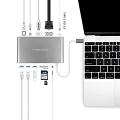 Hub/Cổng chuyển USB Type-C 11in1 HyperDrive Ultimate