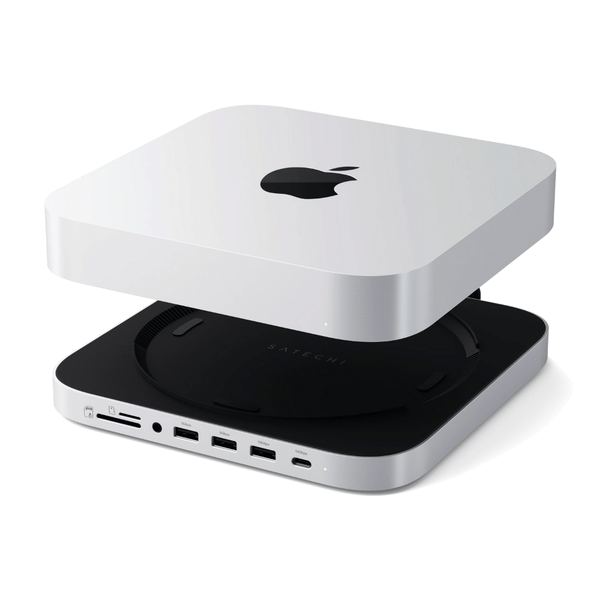 Đế Kiêm Hub Chuyển Đổi Satechi Cho Mac Mini/Studio với Box NVME SSD – ST-GMMSHS