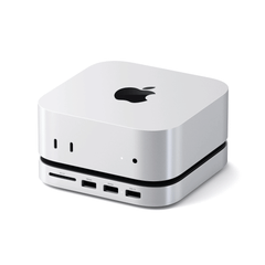 Đế Kiêm Hub Chuyển Đổi Satechi Cho Mac Mini M4 với Box NVME SSD ST-GNMMES